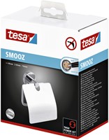 Toiletrolhouder met deksel tesa Smooz 1 Stuk-3