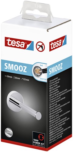 Reserverolhouder tesa  Smooz verchr metaal zelfkl 1 Stuk-3