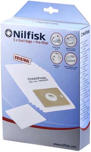 Stofzuigerzak Nilfisk One en Coupe 5 stuks 5 Stuk