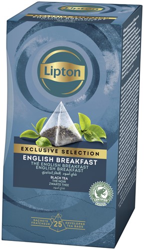 Thee Lipton Exclusive English breakfast 25x2gr 25 Stuk-2