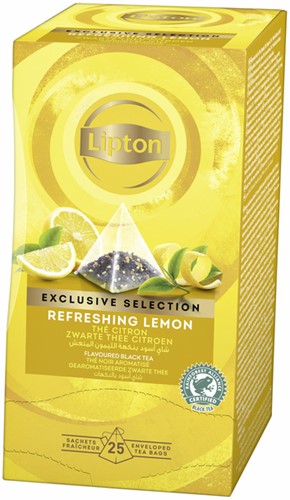 Thee Lipton Exclusive citroen 25x2gr 25 Stuk-2