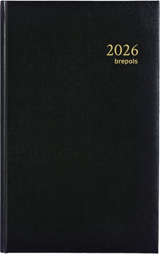 Agenda 2026 Brepols Brefix Lima 1d/1p zw 1 Stuk