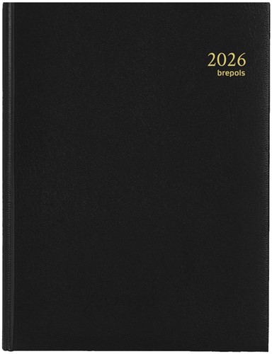 Agenda 2026 Brepols Timing 7d/2p zwart 1 Stuk