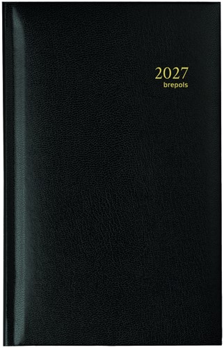 Agenda 2027 Brepols Interplan Lima 7dagen/2pagina's zwart