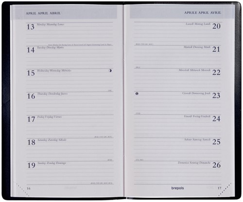 Agenda 2026 Brepols Breplan Genova 7d/1p zw 1 Stuk-2