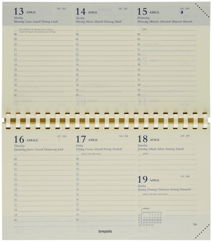 Agendavulling 2026 Brepols Omniplan 7d/2p 1 Stuk