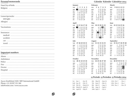 Calendarium 2026 Succes Junior 7dagen/2pagina's 1 Stuk-3