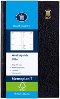 Agenda 2026 Ryam Memoplan 7 Suprema 7d/2p zwart 1 Stuk