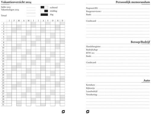 Agendavulling 2026 Succes Mini 4dagen/2pagina's 1 Stuk-2