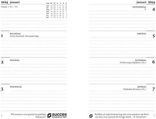 Agendavulling 2026 Succes Mini 7dagen/2pagina's 1 Stuk-2