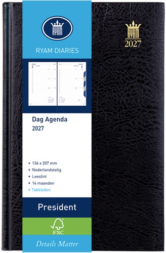 Agenda 2027 Ryam President Mundior 1dag/1pagina zwart