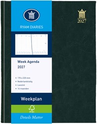 Agenda 2027 Ryam Weekplan Mundior 7dagen/2pagina's zwart