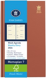 Agenda 2026 Ryam Memoplan 7 Nappa 7d/2p ass 1 Stuk