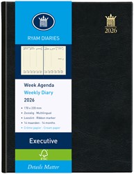 Agenda 2026 Ryam Executive Mundior 7d/2 zwart 1 Stuk