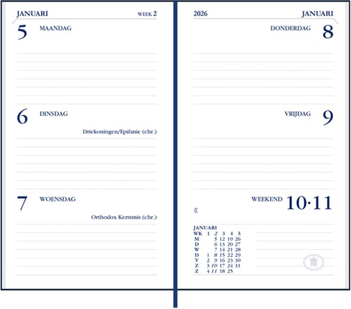 Agenda 2027 Ryam Memoplan 7 Plus Mundior 7dagen/2pagina's assorti-1