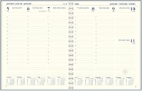 Agenda 2027 Ryam Executive Nappa 7dagen/2pagina's ringplastic zwart-3