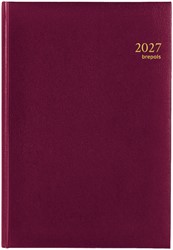 Agenda 2027 Brepols Omega Lima 7dagen/2pagina's bordeaux