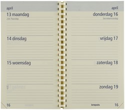 Agendavulling 2027 Brepols Optivision Pocket 7dagen/2pagina's