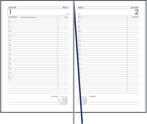 Agenda 2026 Ryam Efficiency Baladek 1d/1p bordeaux 1 Stuk-2