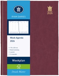 Agenda 2026 Ryam Weekplan Mundior 7d/2p bordeaux 1 Stuk