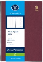 Agenda 2026 Ryam Weekly 7d/2p bordeaux 1 Stuk