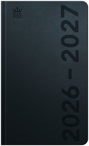 Schoolagenda 26-27 Ryam Cursus DeLuxe 7d/2p zwart 1 Stuk