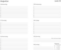 Schoolagenda 26-27 Ryam Cursus DeLuxe 7d/2p zwart 1 Stuk-1