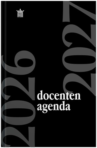 Schoolagenda 2026-2027 Ryam docenten 7d/2p zwart 1 Stuk