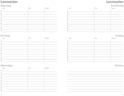 Schoolagenda 2026-2027 Ryam docenten 7d/2p zwart 1 Stuk-2
