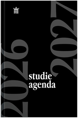 Schoolagenda 2026-2027 Ryam Studie 7d/2p zwart 1 Stuk
