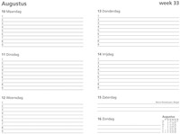 Schoolagenda 26-27 18mnd Ryam Studie 7d/2p zwart 1 Stuk-1