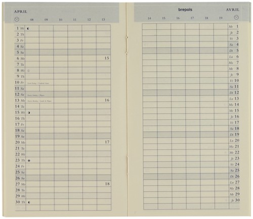 Agendavulling 2026 Brepols Plan-O-Rama 1mnd/2p 1 Stuk