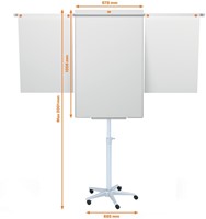 Flipover mobiele Nobo met uitschuifbaar armen 1 Stuk-2