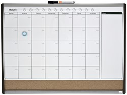 Whiteboard Nobo planner prikbord 585x430mm 1 Stuk