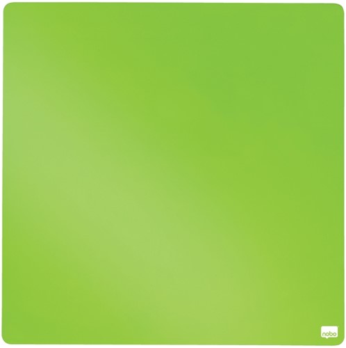Whiteboard Nobo tegel 36x36cm groen magnetisch 1 Stuk