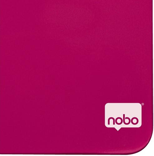 Whiteboard Nobo tegel 36x36cm roze magnetisch 1 Stuk-9