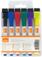 Whiteboardmarker Nobo mini assorti 6 stuks 6 Stuk-3