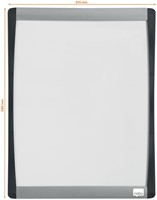 Whiteboard Nobo 28x21.5cm gewelfd-5