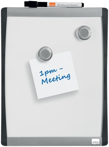 Whiteboard Nobo 28x21.5cm gewelfd 1 Stuk-1
