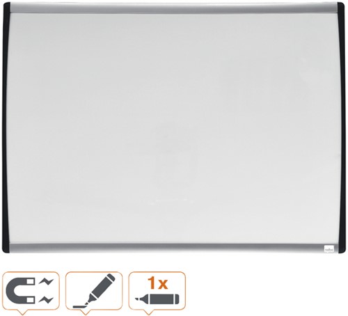 Whiteboard Nobo 58.5x43cm gewelfd 1 Stuk-2