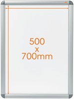 Kliklijst Nobo Premium Plus 70x50cm aluminium 1 Stuk-1