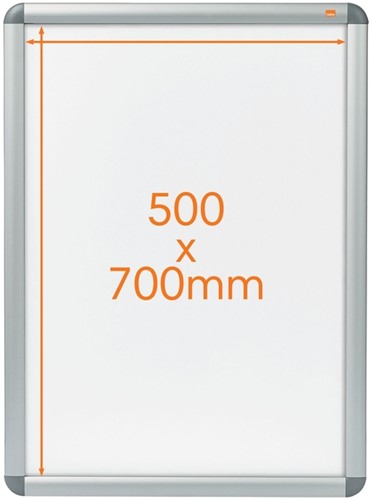 Kliklijst Nobo Premium Plus 70x50cm aluminium 1 Stuk-1