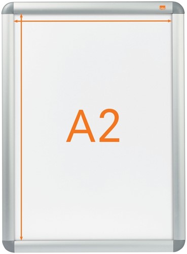 Kliklijst Nobo Premium Plus A2 aluminium 1 Stuk-1