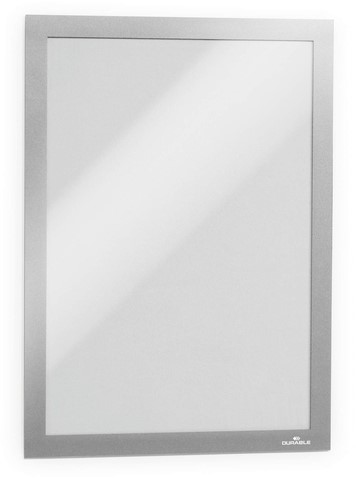 Duraframe Durable 487223 A4 zilvergrijs 2 stuks 2 Stuk