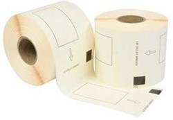 LABEL BROTHER DK-11202 62MM x 100MM PERMANENT WIT COMPATIBLE 1 Rol à 300 etiketten