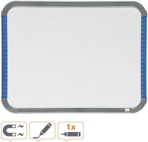 Whiteboard Nobo Slim Line 22x28cm wit 1 Stuk-3