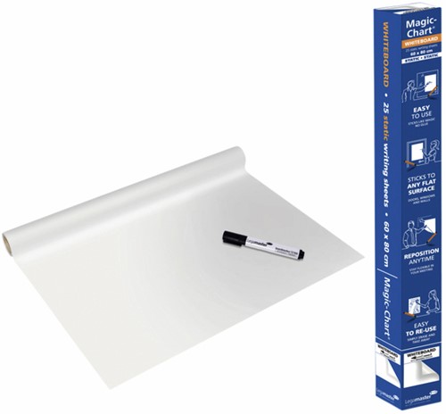 Magic Chart Legamaster Whiteboard 600x800mm wt 25v 25 Vel-3