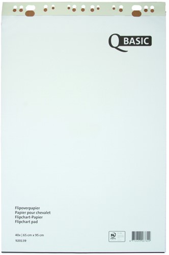 Flipoverpapier Qbasic 65x95cm blanco ruit 1 Stuk-2