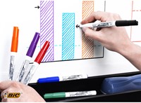 Whiteboardmarker Bic Velleda 1741 rond medium rood-4