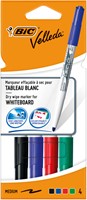 Whiteboardmarker Bic 1744 rond M assorti 4 Stuk